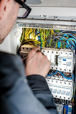 Installing electrical panel