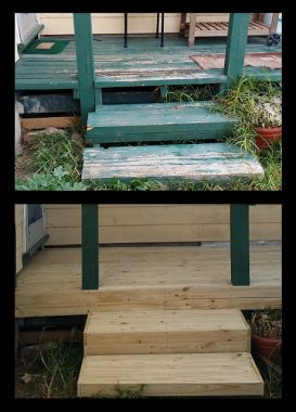 Deck stairs