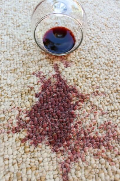 Wine stains