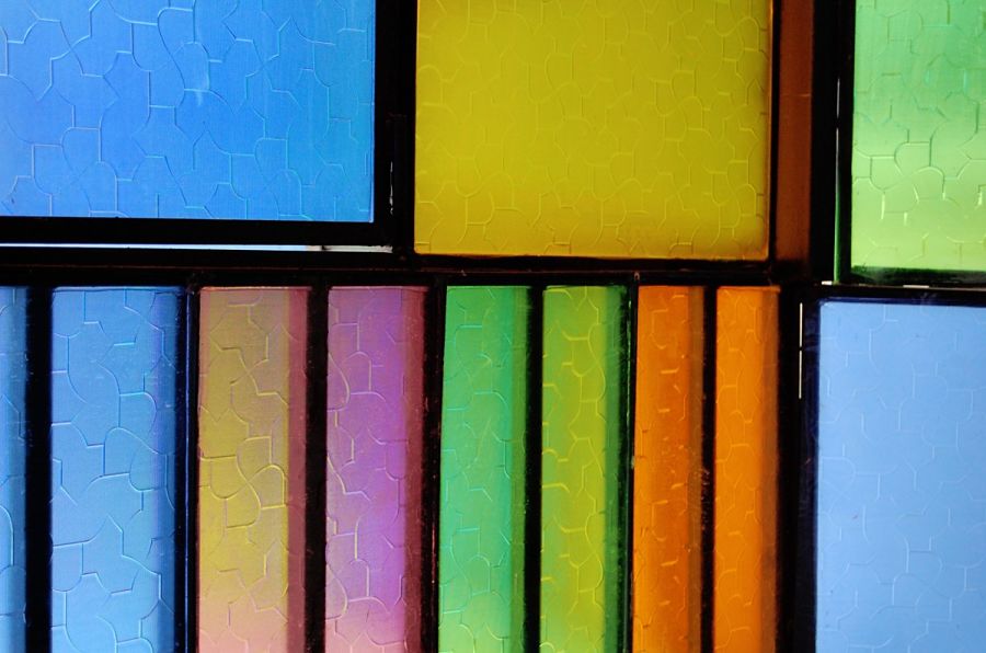 colored plexiglass