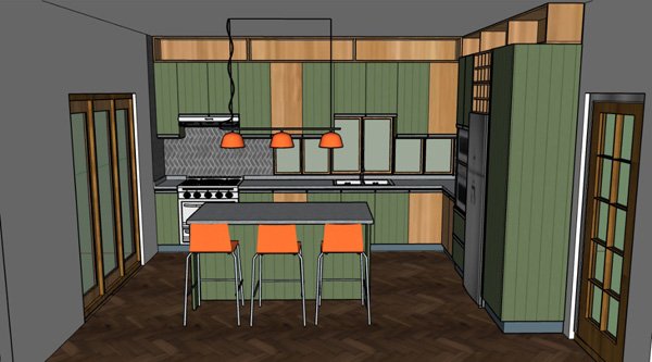 Design Ideas for an L-Shape Kitchen