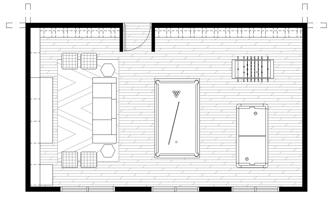 The Perfect Game Room Floor Plan by an Expert Architect