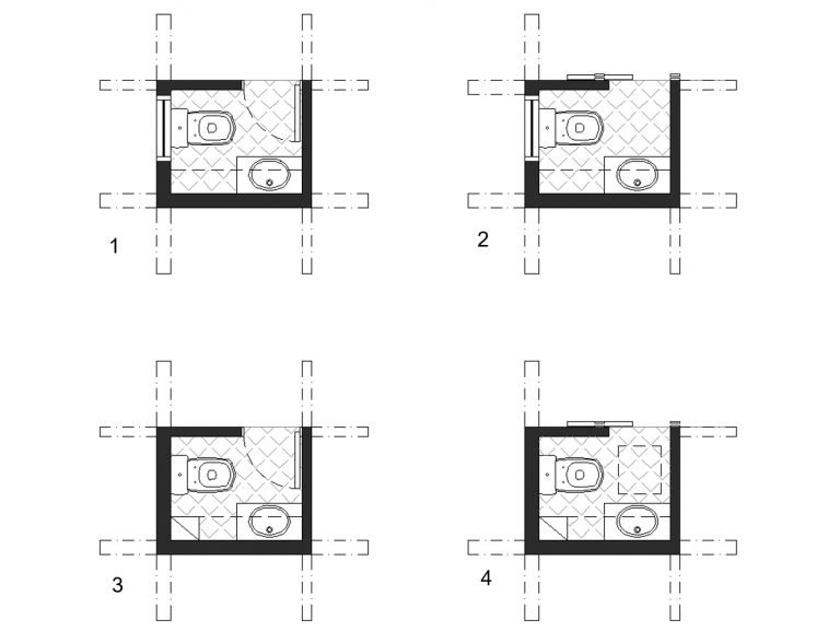 Powder Room Floor Plans by an Expert Architect to Woo You