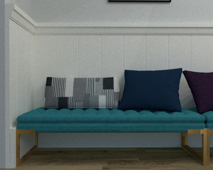 Dining room furniture detail