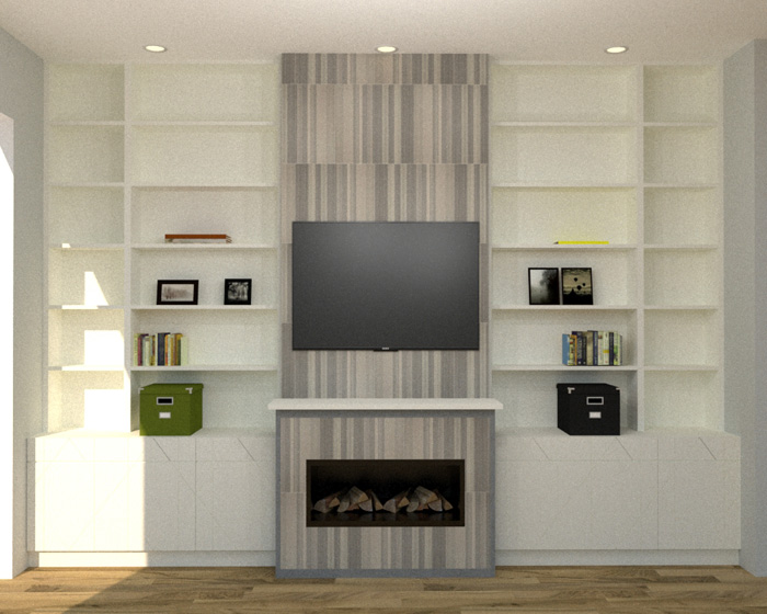 Dining and living design