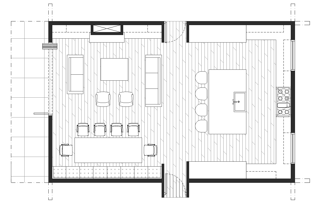 Dining Room Size In Open Floor Plan