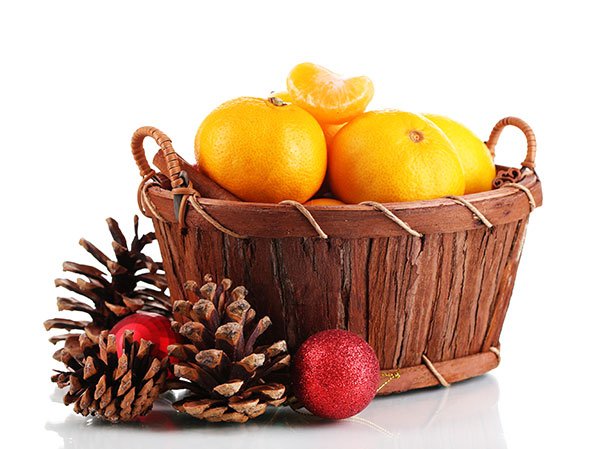 holiday fruit basket