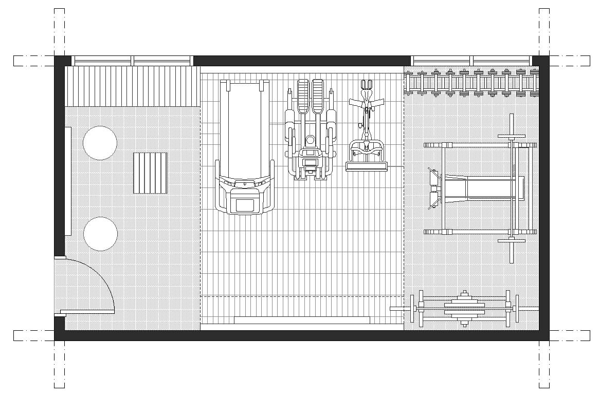 Home discount gym size