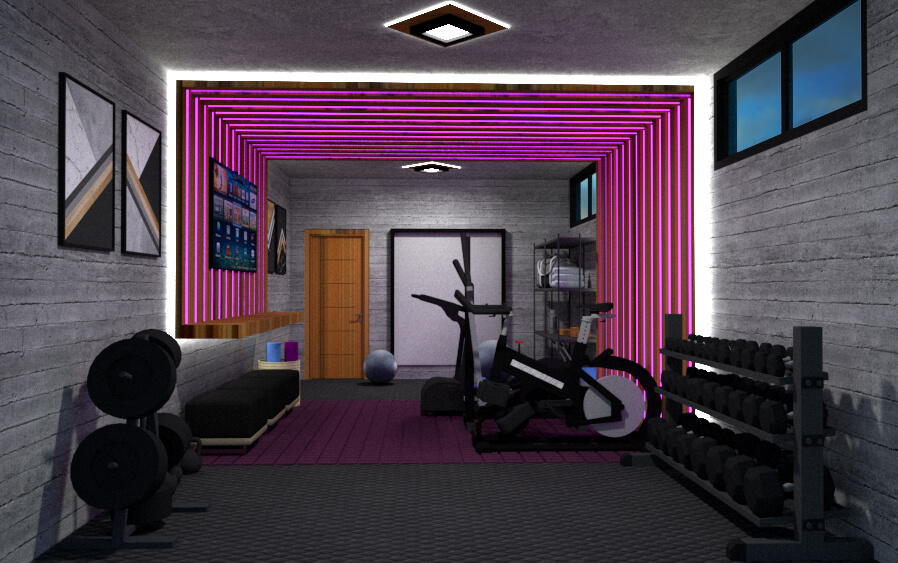 Home gym layout online ideas