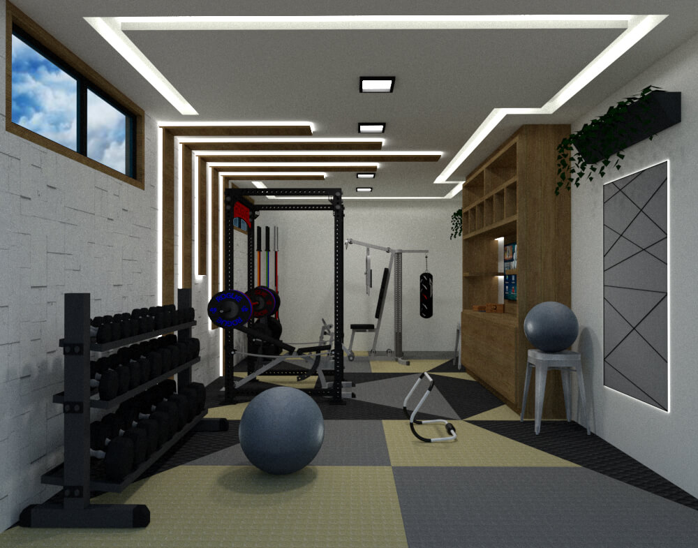 Gym ceiling design online ideas