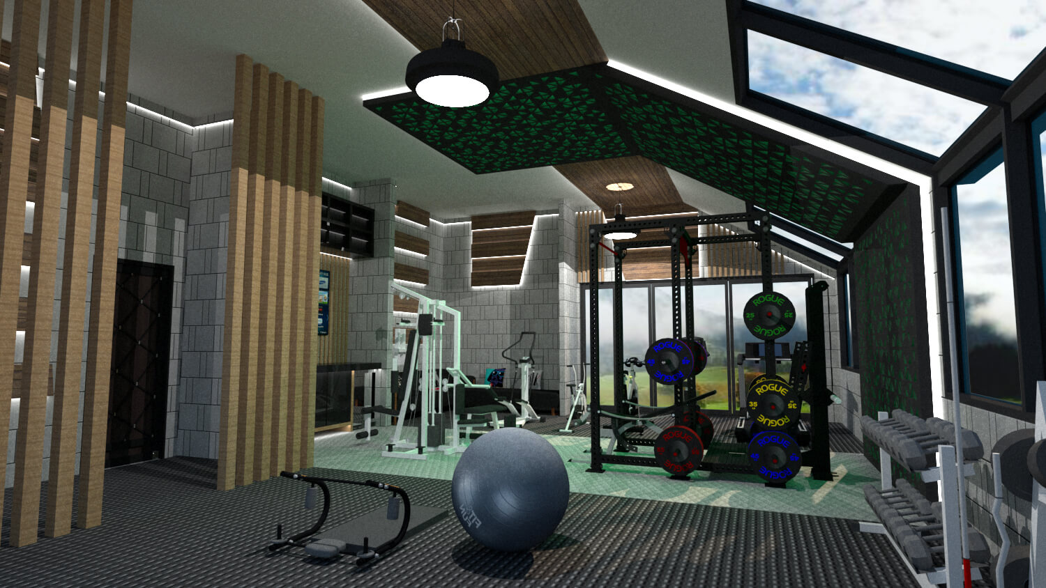 Big home gym mobiliary