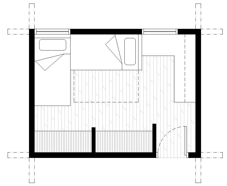 Kids bedroom layout 7