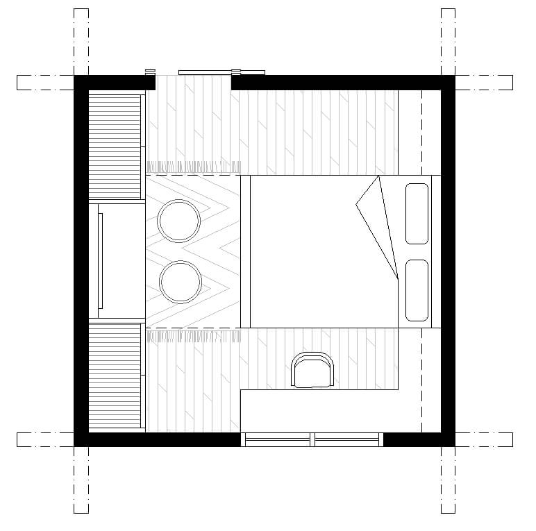 Teen room design layout 1