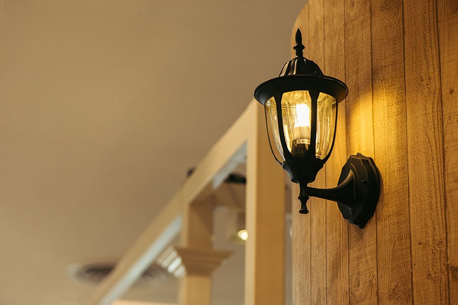 Light fixtures for store outside house