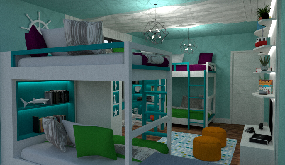 view of guest bedroom