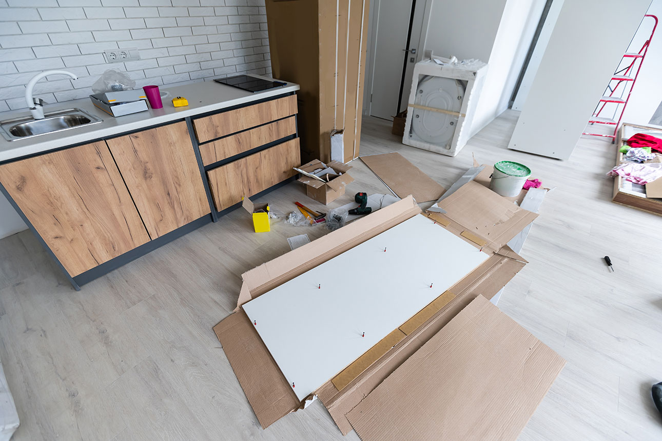 When remodeling a kitchen what comes first