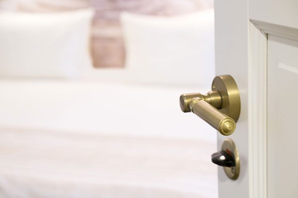 unlocking key in bedroom