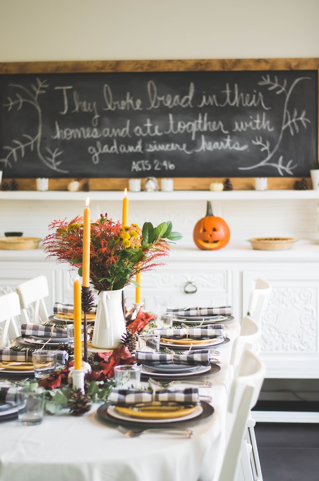 fall table decor