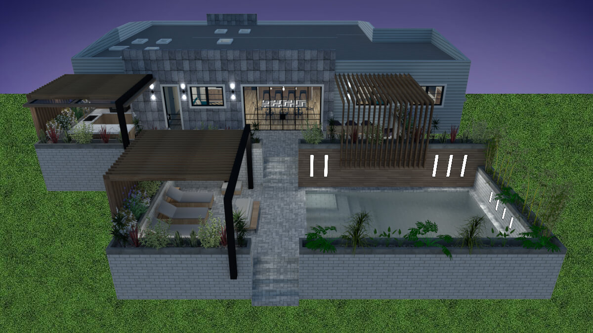 lighted luxury home plans