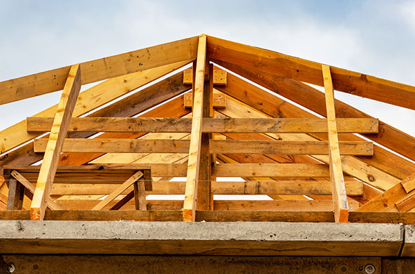 wood roof trusses