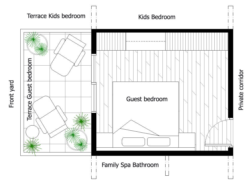 guest bedroom blueprint