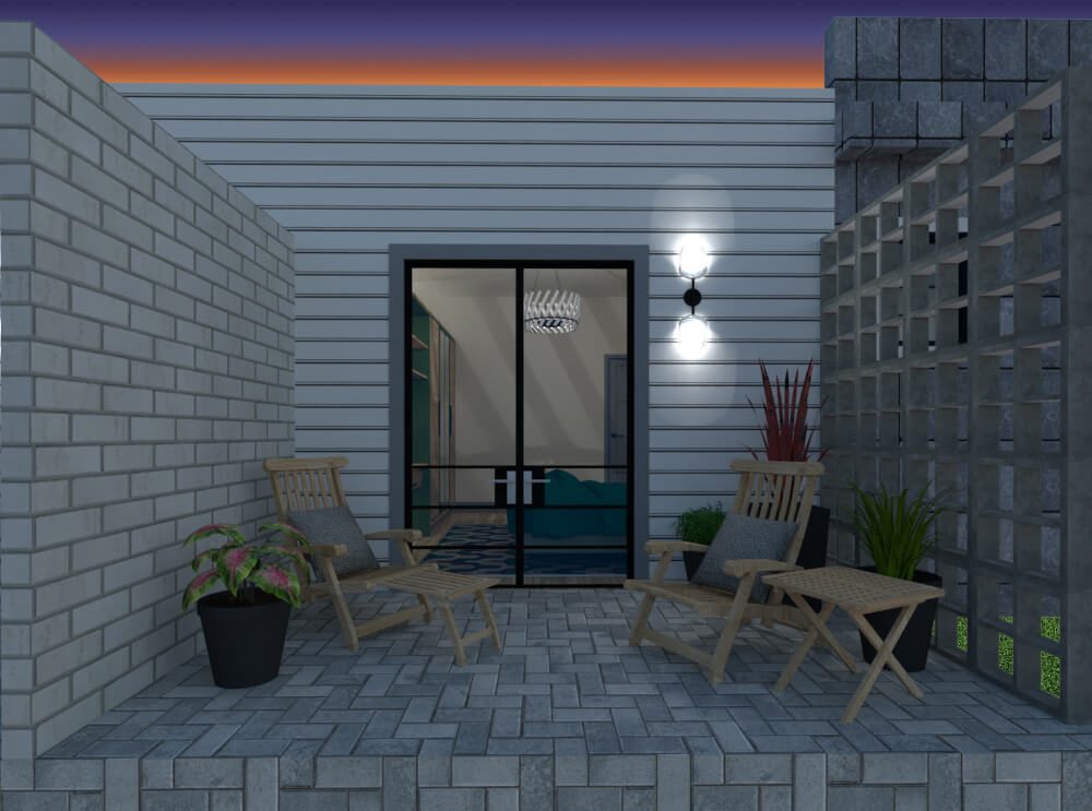 porch for guest room