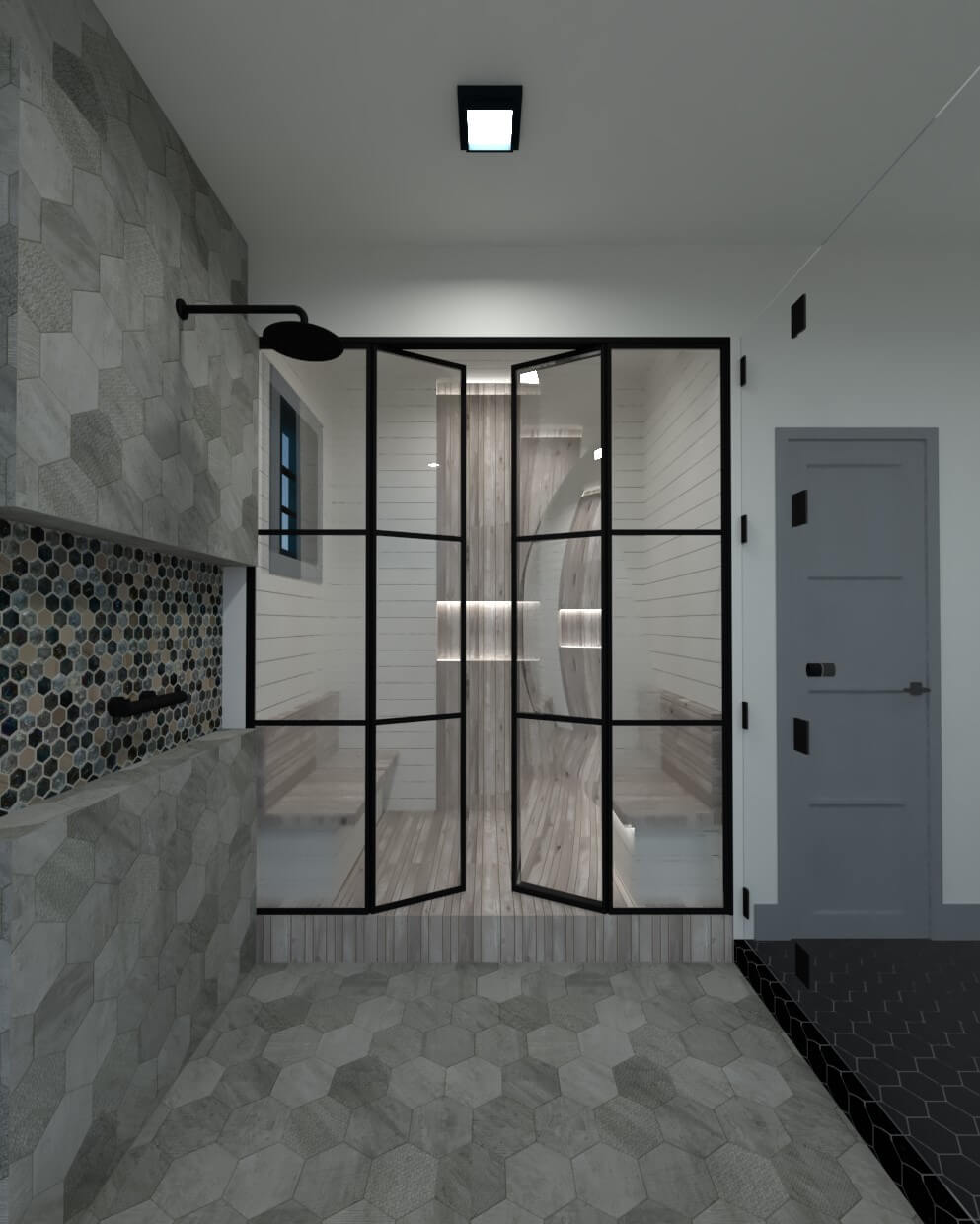 shower section