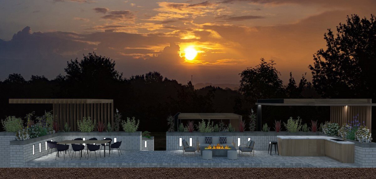 Luxury terrace design Luxury patio terrace design