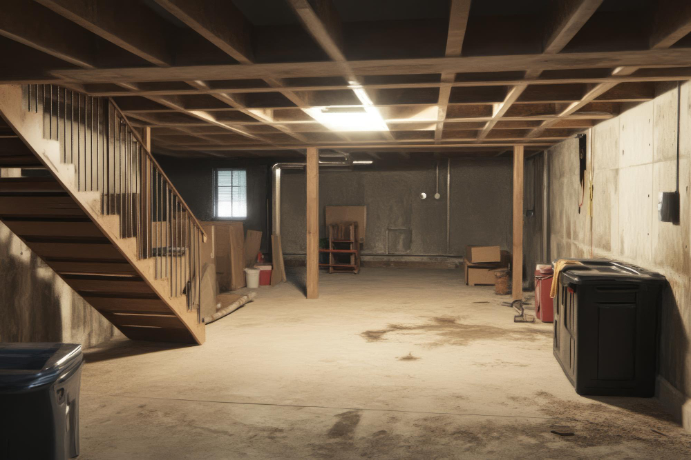 basement remodel work