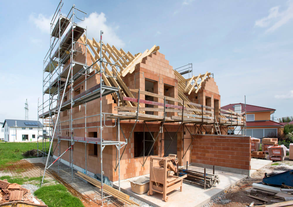 building a house