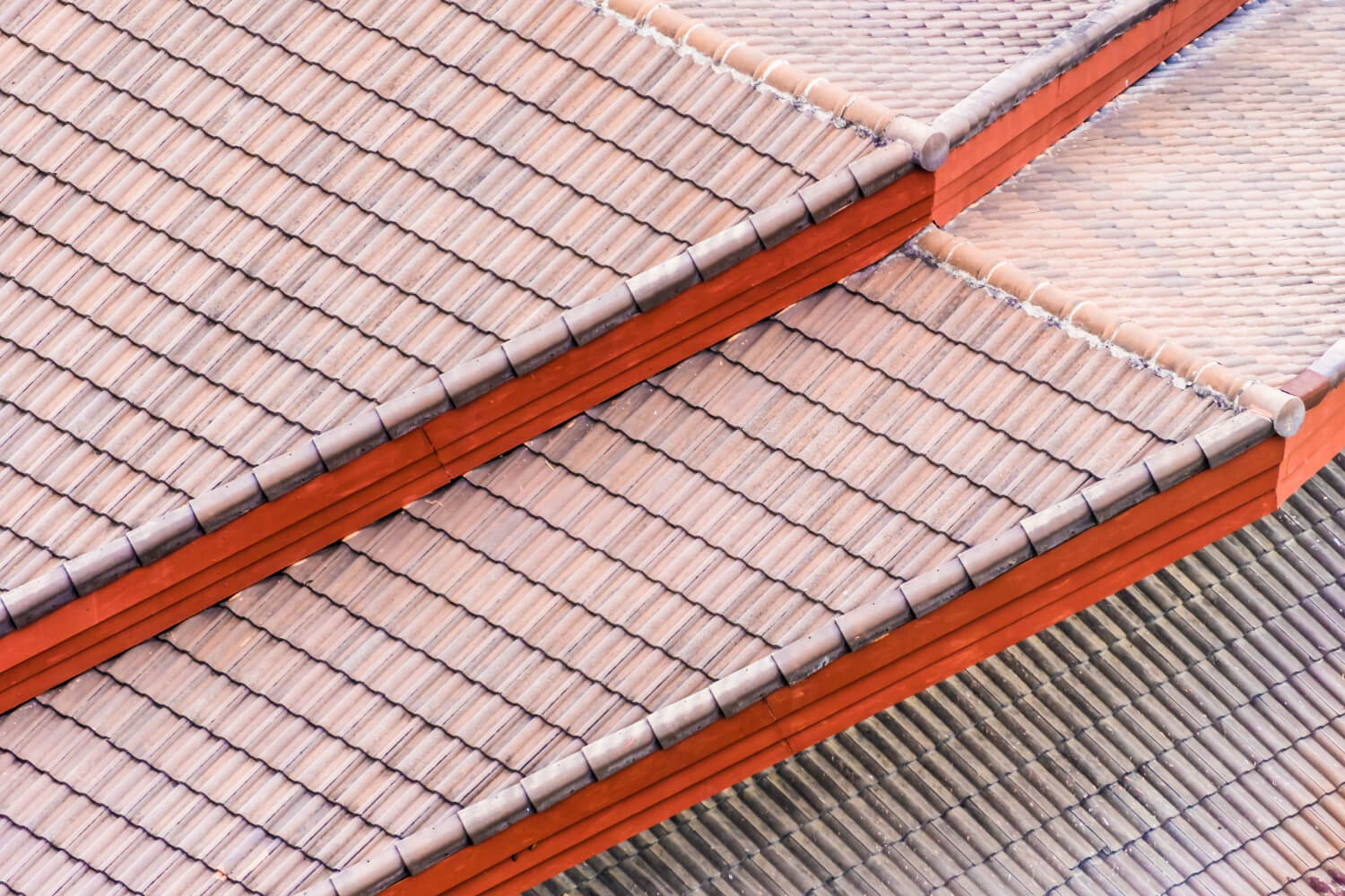 red roof shingles