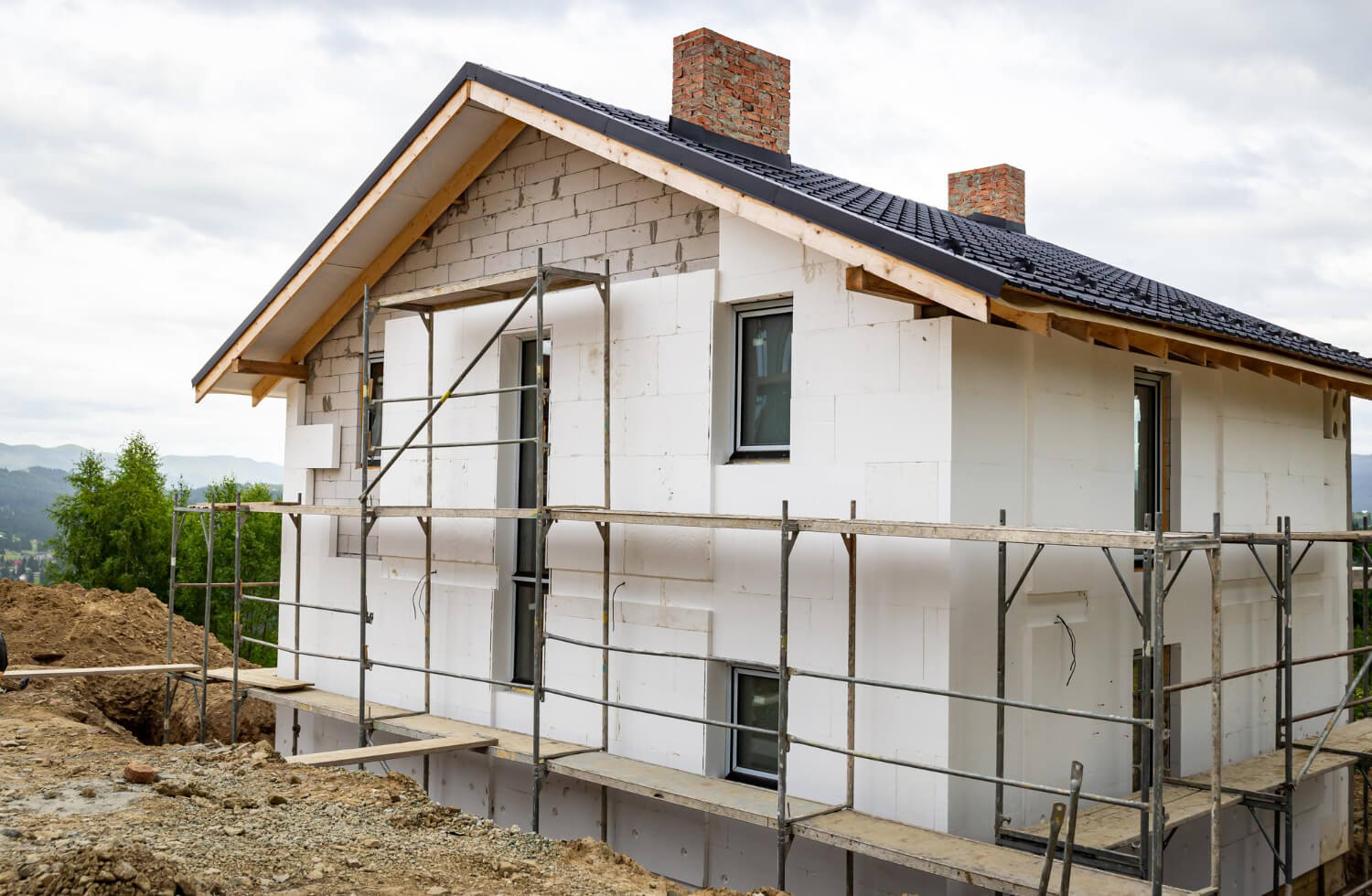 building a house
