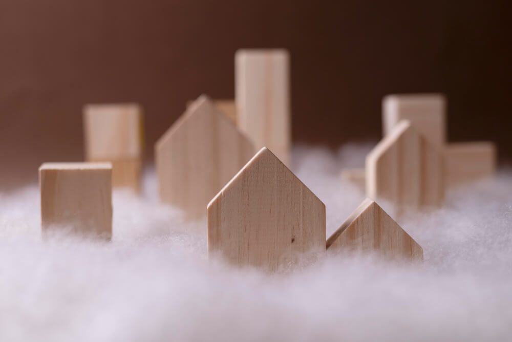 wooden houses